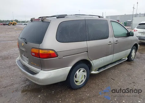 1998 Toyota Sienna Xle из США, поврежденный, VIN 4T3ZF13C0WU032131